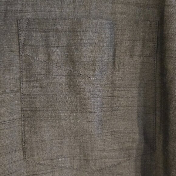 Batik Bay - Grey XL Men's Dress Shirt - EUC - Picture 4 of 6